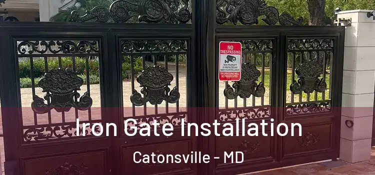  Iron Gate Installation Catonsville - MD